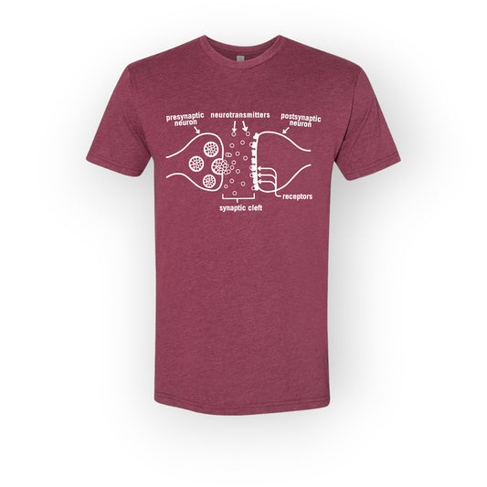 Labeled Synapse T-Shirt – Neuroscience Science Shirt