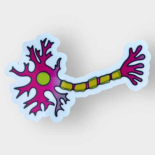 Colorful neuron sticker