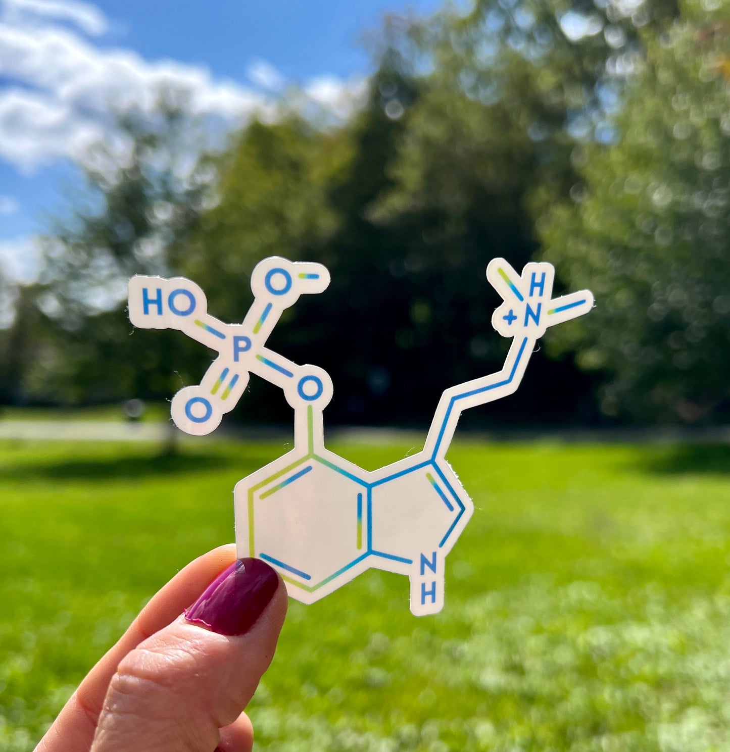 Psychedelics chemical structure stickers