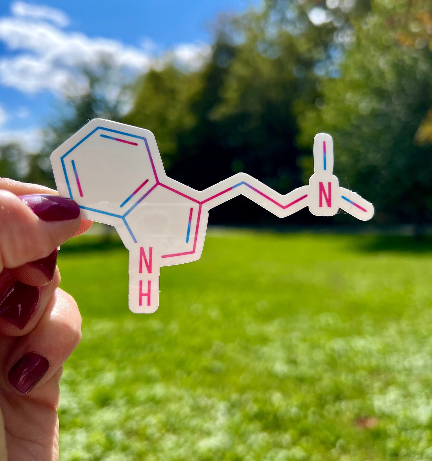 Psychedelics chemical structure stickers