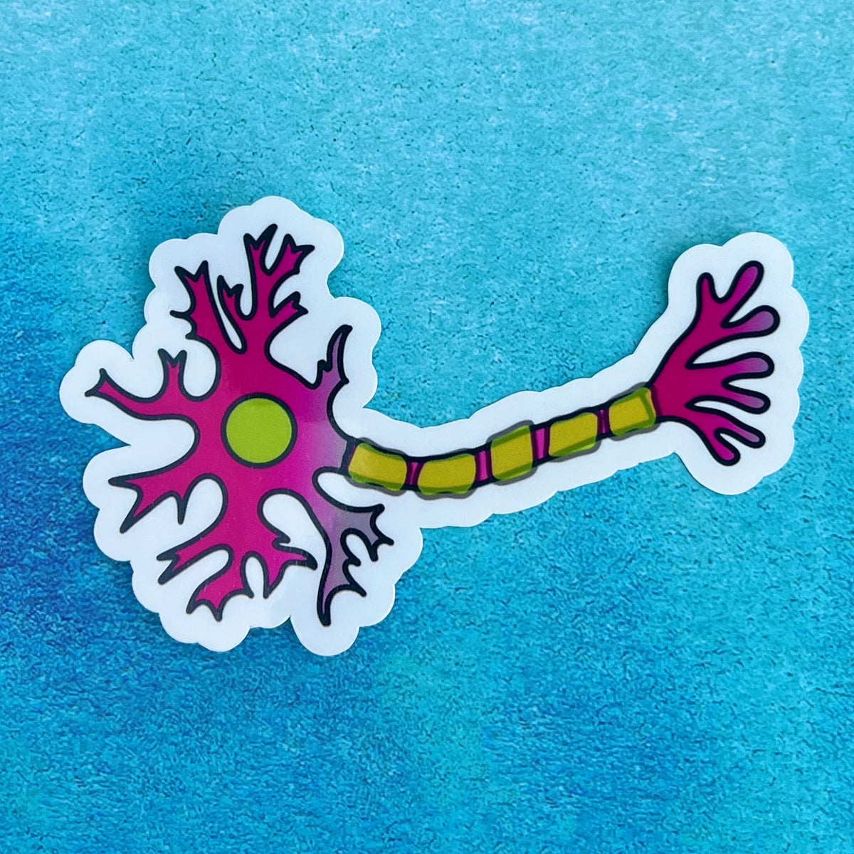 Edible Neuron Sticker Colorful neuron sticker – NeuroChallenged